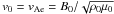 \hbox{$v_0 = v_{\rm Ae} =B_0/\sqrt{\rho_0\mu_0}$}