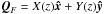 \hbox{$\boldsymbol{Q}_F = X(z) \boldsymbol{\hat{x}} + Y(z) \boldsymbol{\hat{y}}$}