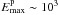 \hbox{$E^{\rm p}_{\rm{max}} \sim 10^{3}$}