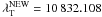 \hbox{$\lambda_{\rm T}^{\rm NEW} = 10\,832.108$}