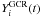 \hbox{$Y_i^{\rm GCR}(t)$}