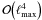 \hbox{${{\cal O}\! \left( \lmax^4 \right)}$}