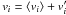 \hbox{$v_i=\langle v_i \rangle + v_i^\prime$}