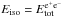 \hbox{$E_{\rm iso} = E_{\rm tot}^{{\rm e}^+{\rm e}^-}$}