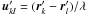 \hbox{$ \boldsymbol u'_{kl}=(\boldsymbol r'_k-\boldsymbol r'_l)/\lambda $}