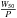 \hbox{$\frac{W_{50}}{P}$}