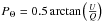 \hbox{$P_\mathrm{\Theta} = 0.5 \arctan\left(\frac{U}{Q}\right)$}