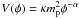 \hbox{$V(\phi) = \kappa m_{\rm p}^2 \phi^{-\alpha}$}