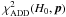 \hbox{$\chi_{\rm ADD}^2 (H_0, \vec{p})$}