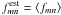 \hbox{$f^{\rm est}_{\it mn}=\ave{f_{\it mn}}$}