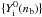 \hbox{$\lbrace Y^0_{\rm i}(n_{\rm b})\rbrace$}