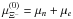 \hbox{$\mu_{\Xi^-}^{(0)}= \mu_n+\mu_e$}