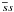 \hbox{$\overline{s}s$}