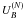\hbox{$U^{(N)}_B$}
