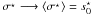 \hbox{$\sigma^{_\star}\longrightarrow \langle\sigma^{_\star}\rangle=s^{_\star}_0$}