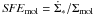 \hbox{${\it SFE}_{\rm mol}=\dot{\Sigma}_{*}/\Sigma_{\rm mol}$}
