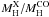 \hbox{$M_{\rm H}^{\rm X}/M_{\rm H}^{\rm CO}$}