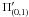 \hbox{$\Pi'_{(0,1)}$}