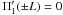 \hbox{$\Pi_1'(\pm L) = 0$}