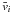 \hbox{$\bar v_i$}