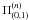 \hbox{$\Pi^{(n)}_{(0,1)}$}