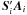 \hbox{$\vec{S}'_i \vec{A}_i$}