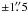 \hbox{$\pm 1\farcs5$}