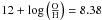 \hbox{$12+\log\left(\rm \frac{O}{H}\right)=8.38$}