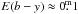 \hbox{$E(b-y) \approx 0\fm1$}