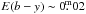 \hbox{$E(b-y) \sim 0\fm02$}