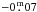 \hbox{$-0\,{\fm}07$}