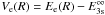 \hbox{$V_{\rm e}(R) = E_{\rm e}(R) - E_{3{\rm s}}^{\infty}$}