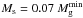 \hbox{$M_{\rm s}=0.07~M_{\rm g}^{\rm min}$}