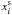 \hbox{$x_{i}^{\rm s}$}