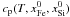 \hbox{$c_{\rm p}(T,x_{\rm Fe}^{0},x_{\rm Si}^{0})$}