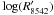 \hbox{$\log(R'_{8542})$}