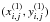 \hbox{$(x_{i,j}^{(1)}, y_{i,j}^{(1)})$}
