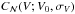 \hbox{$C_{\cal N}(V;V_0,\sigma_V)$}
