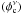 \hbox{$(\phi_{\rm c}^{\nu})$}