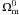 \hbox{$\Omega_{\rm m}^0$}