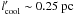 \hbox{$l_{\rm cool}'\sim 0.25\;{\rm pc}$}