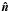 \hbox{$\vec{\hat{n}}$}