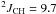 \hbox{$^2J_\mathrm{CH} = 9.7$}