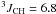 \hbox{$^3J_\mathrm{CH} = 6.8$}
