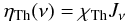 \begin{equation} \etaTh ( \nu ) = \chiTh \Jnu \end{equation}