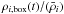 \hbox{$\rho_{i,\text{box}}(t)/(\bar\rho_i)$}
