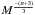 \hbox{$M^{\frac{-(n+3)}{3}}$}