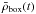 \hbox{$\bar\rho_\text{box}(t)$}