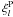 \hbox{$\xi_l^{\rm P}$}