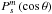 \hbox{$ P_s^m \left(\cos\theta\right) $}
